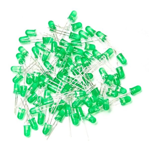 LED (5mm) – Green – Pack of 10