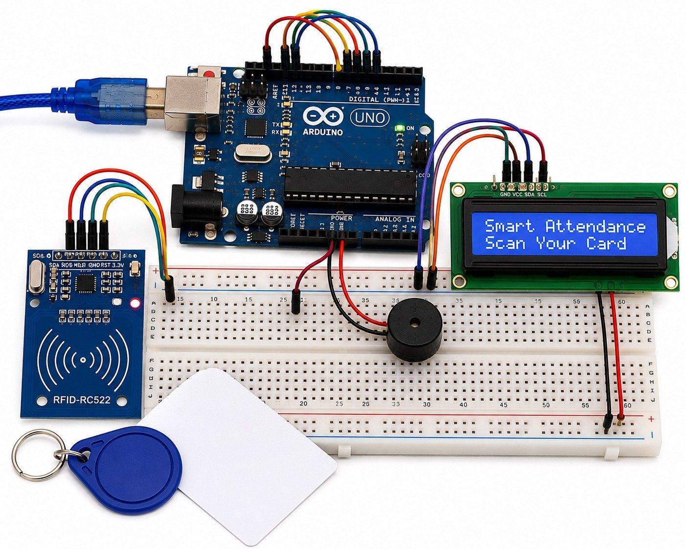 RFID-Based Smart Attendance System Using Arduino Uno