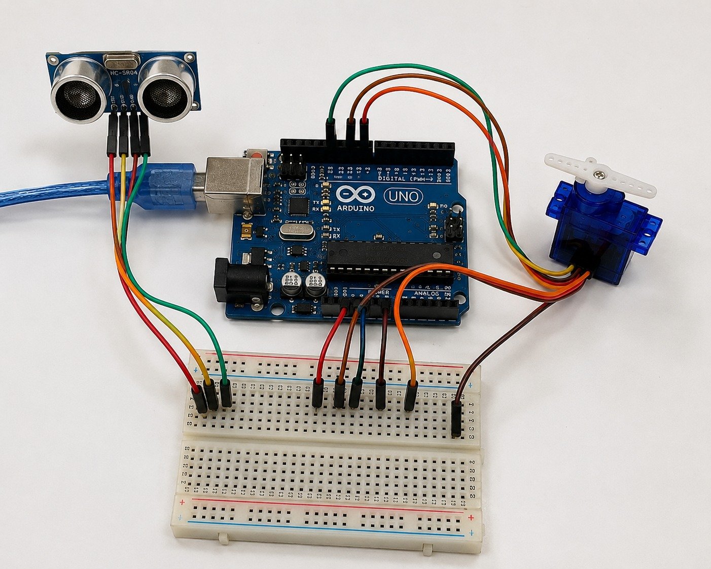 Smart Dustbin Circuit Diagram