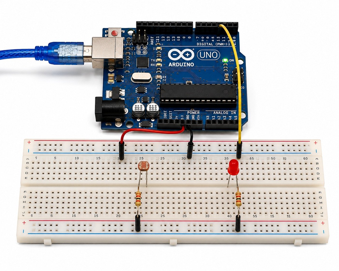 Automatic Street Light Control System Using Arduino Uno